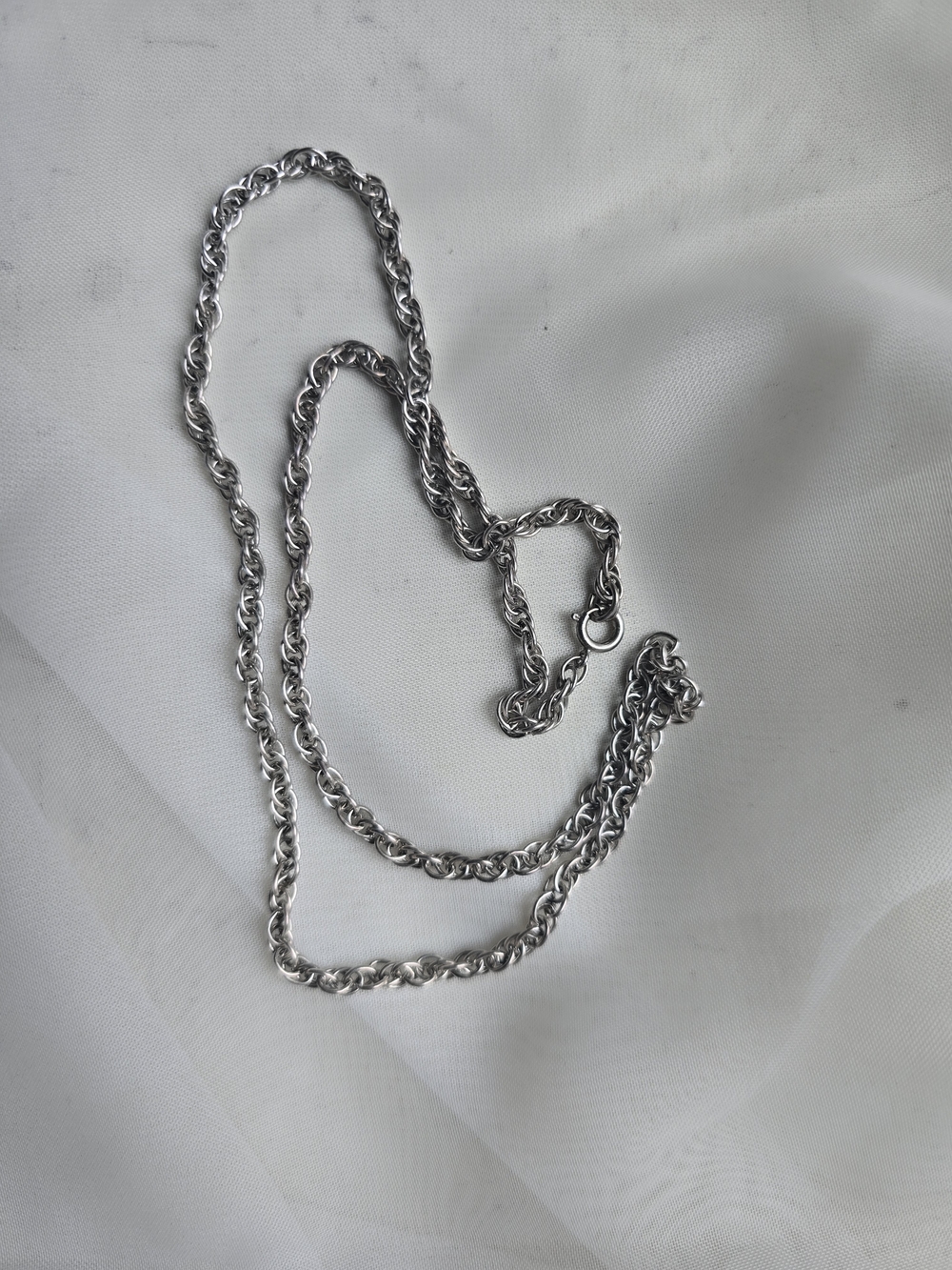 Sterling Silver Rope Chain Necklace - Mens?